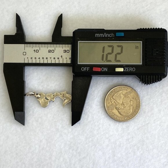 Sterling Silver 925 Jumping Cheerleader Pom Pom Cheer Charm Pendant - Picture 13 of 16